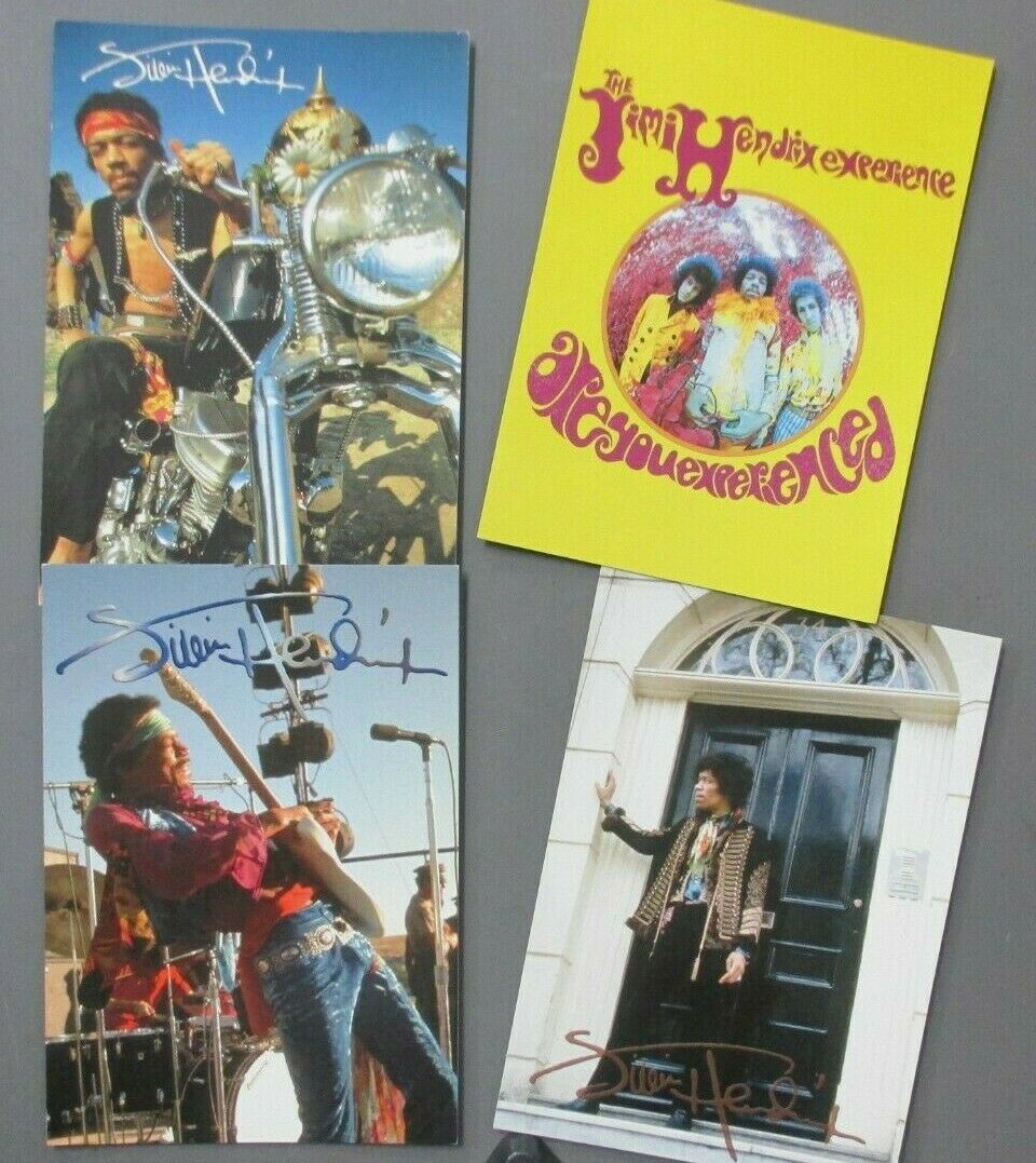 Jimi Hendrix Postcards Four Beautiful Aquarius Comany 2008 