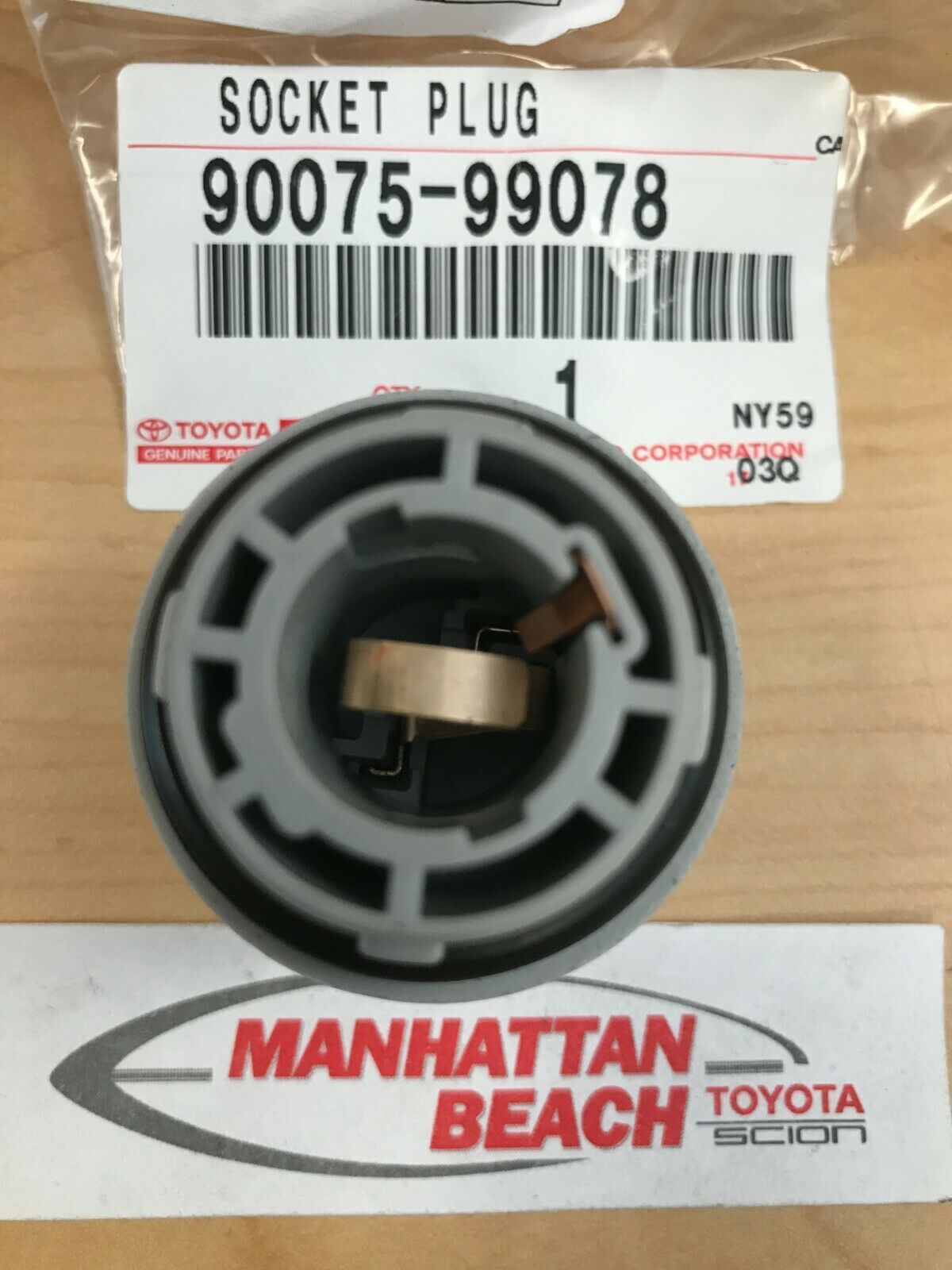 GENUINE TOYOTA TURN SIGNAL LAMP BULB SOCKET CONNECTOR 90075-99078