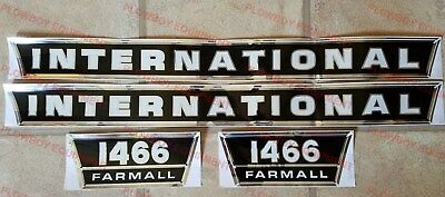 New Hood & Side Panel Decal Set For IH 1466 Tractor International ...