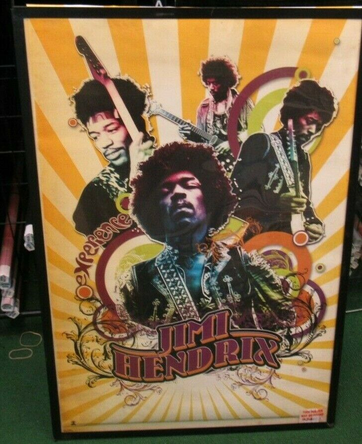 JIMI HENDRIX POSTER NEW 2008 RARE VINTAGE COLLECTIBLE OOP