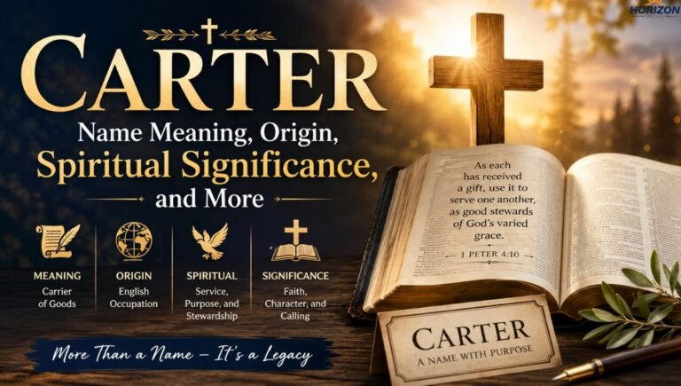 Carter Name Meaning, Origin, Spiritual Significance, and More