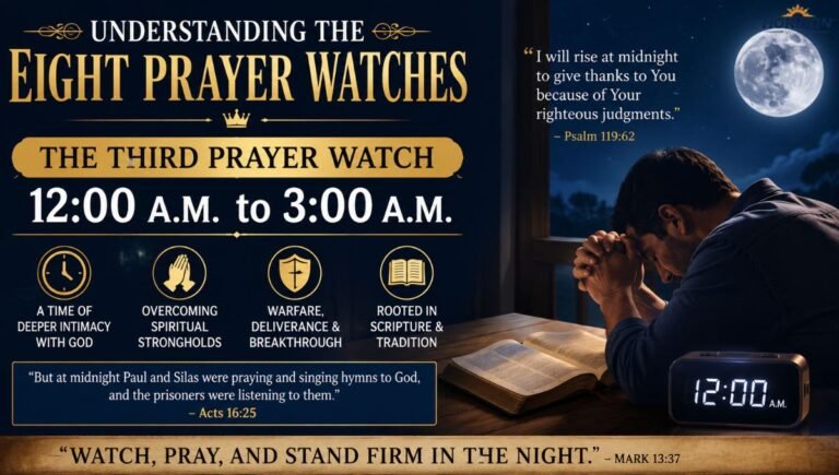 Understanding the Eight Prayer Watches: The Third Prayer Watch (12:00 A.M. to 3:00 A.M.)