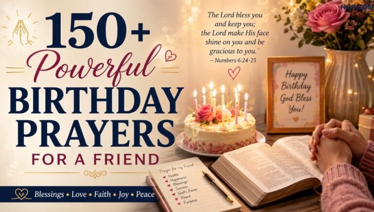 150+ Powerful Birthday Prayers for a Friend