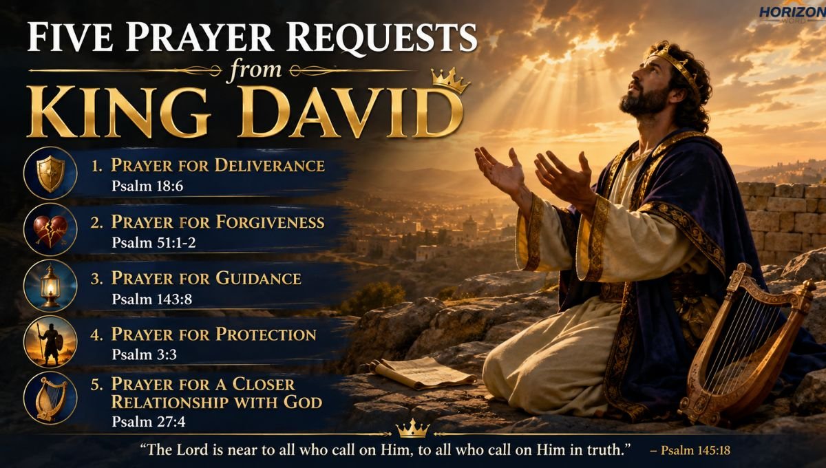 Five Prayer Requests from King David