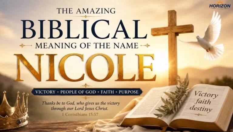 The Amazing Biblical Meaning of the Name NICOLE