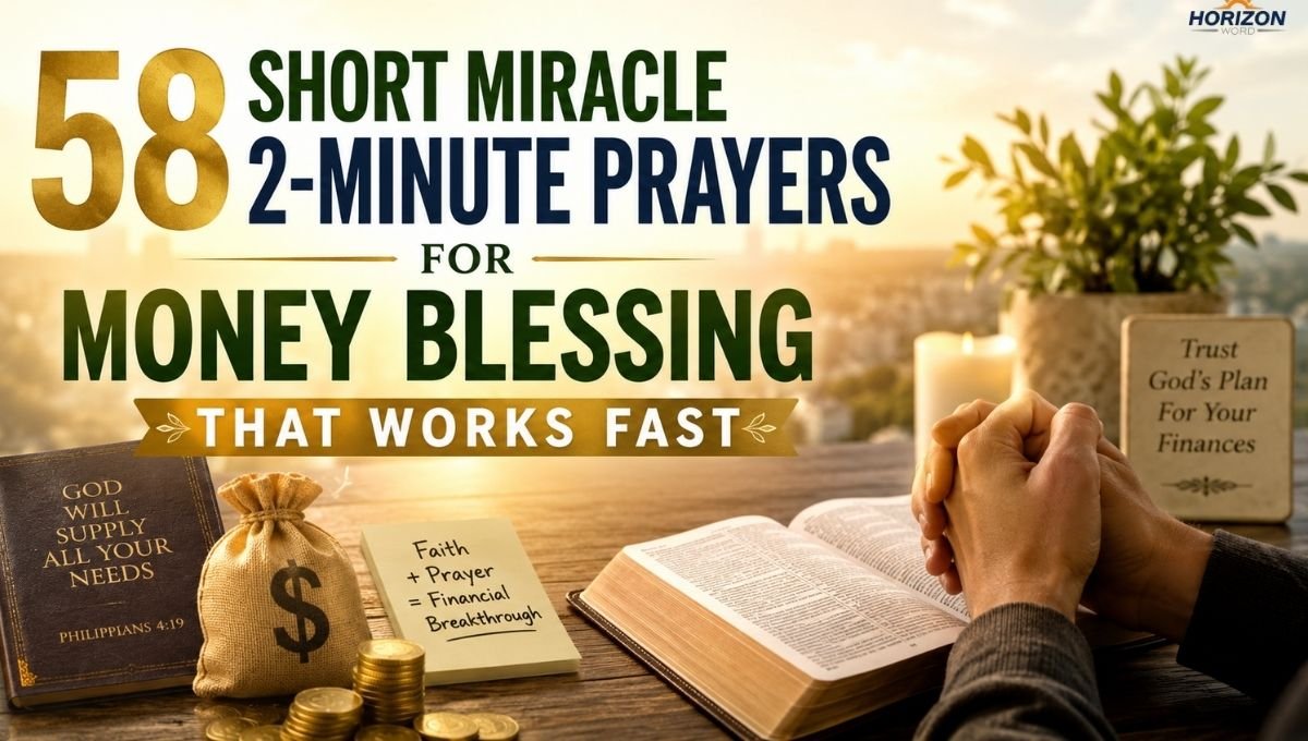 58 Short Miracle 2-Minute Prayers For Money Blessing That Works Fast