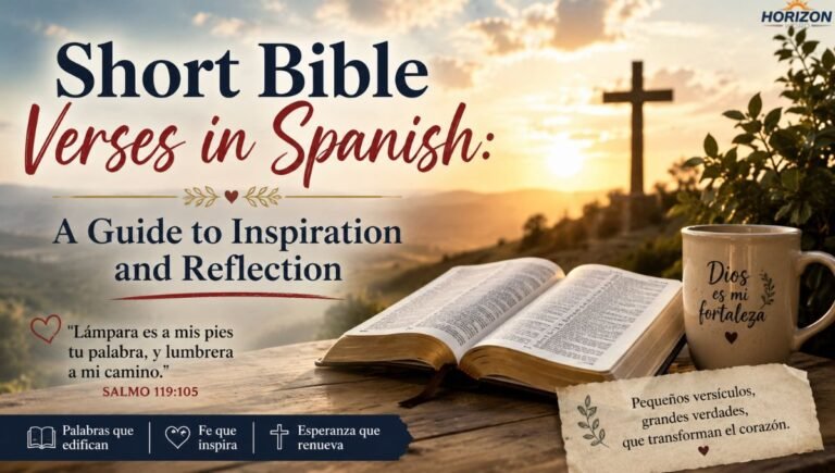 Short Bible Verses in Spanish: A Guide to Inspiration and Reflection