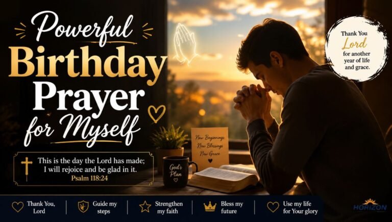Powerful Birthday Prayer for Myself