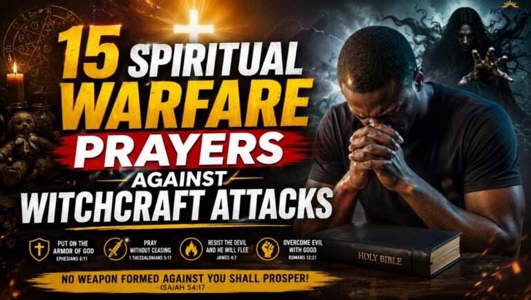 15 Spiritual Warfare Prayers Against Witchcraft Attacks