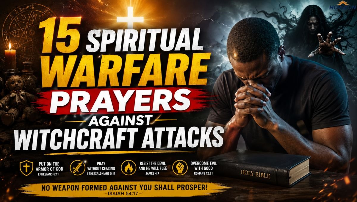 15 Spiritual Warfare Prayers Against Witchcraft Attacks