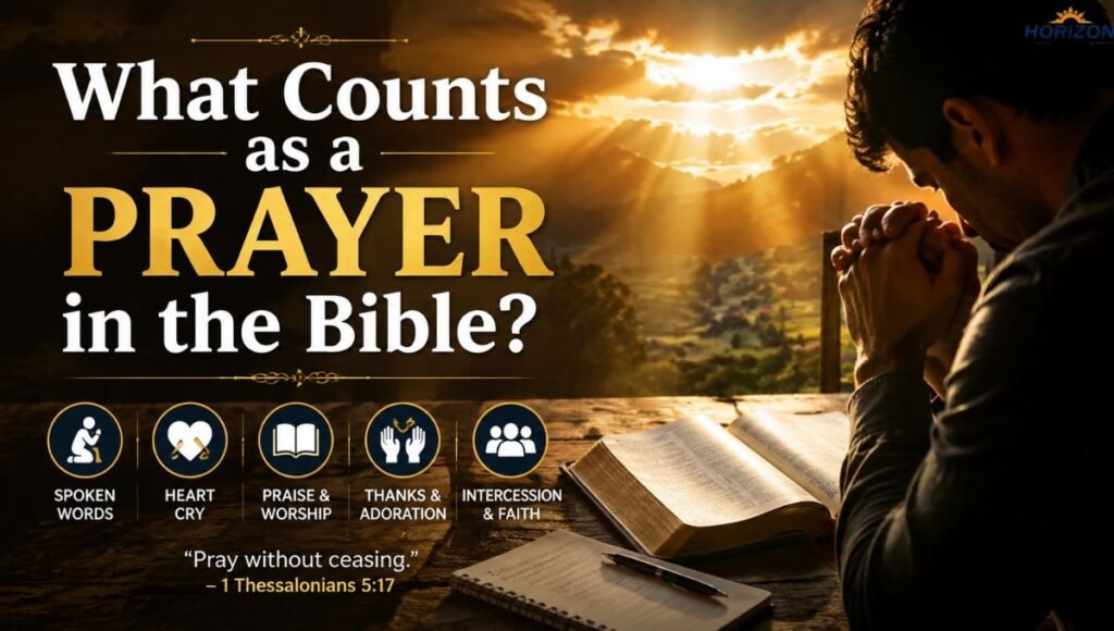 What Counts as a Prayer in the Bible?