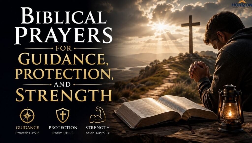 Biblical Prayers for Guidance, Protection, and Strength