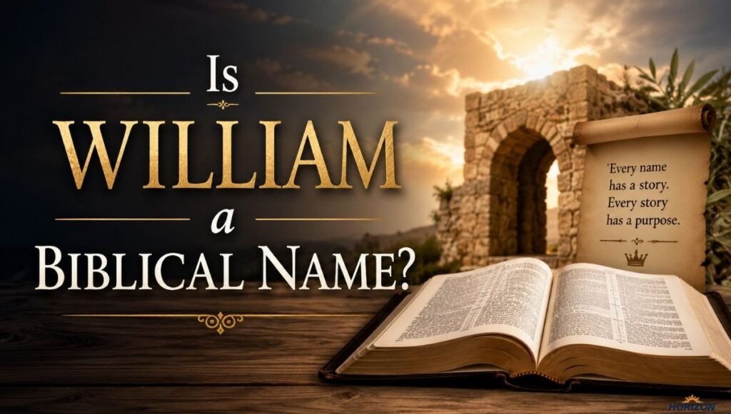 Is William a Biblical Name?