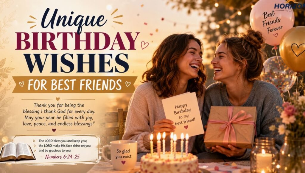 Unique Birthday Wishes for Best Friends