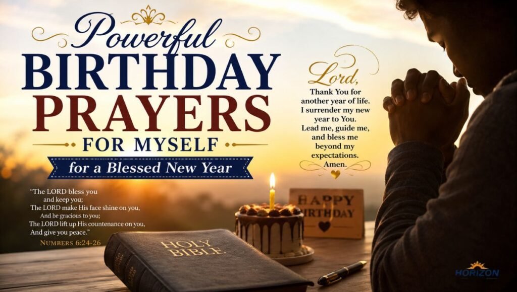 Powerful Birthday Prayers for Myself for a Blessed New Year