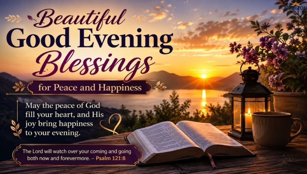 Beautiful Good Evening Blessings for Peace and Happiness