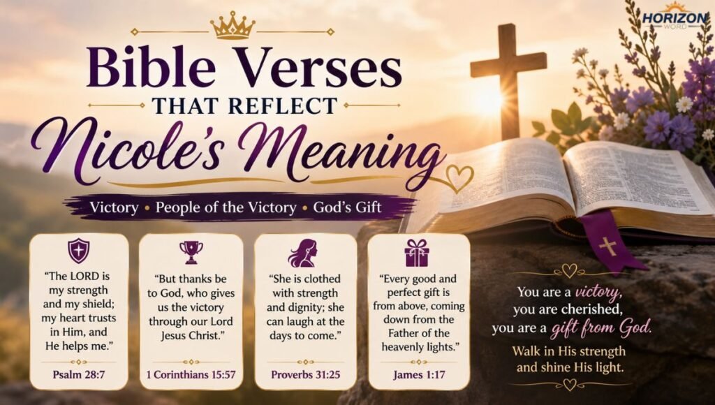 Bible Verses That Reflect Nicole's Meaning