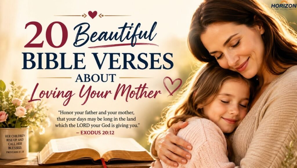20 Beautiful Bible Verses About Loving Your Mother
