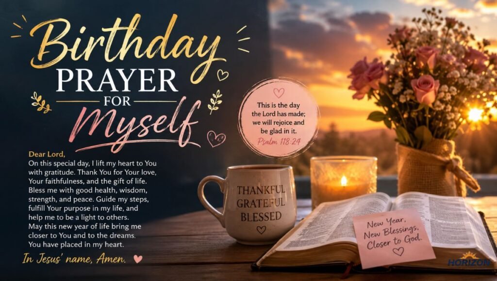 Birthday Prayer for Myself