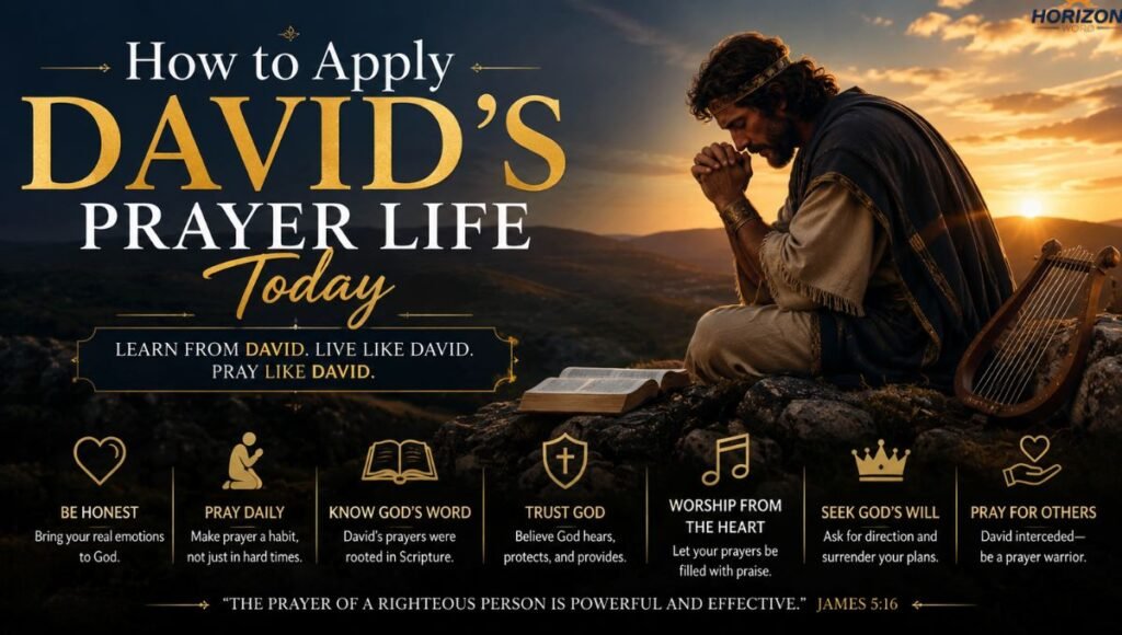 How to Apply David's Prayer Life Today