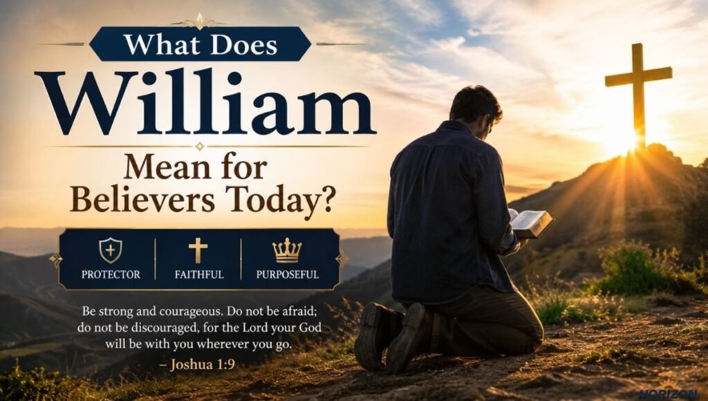What Does William Mean for Believers Today?