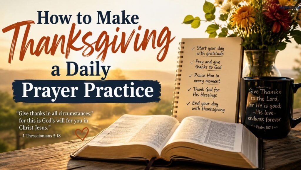 How to Make Thanksgiving a Daily Prayer Practice