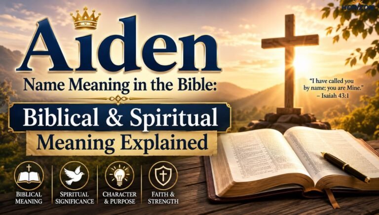 Aiden Name Meaning in the Bible: Biblical & Spiritual Meaning Explained
