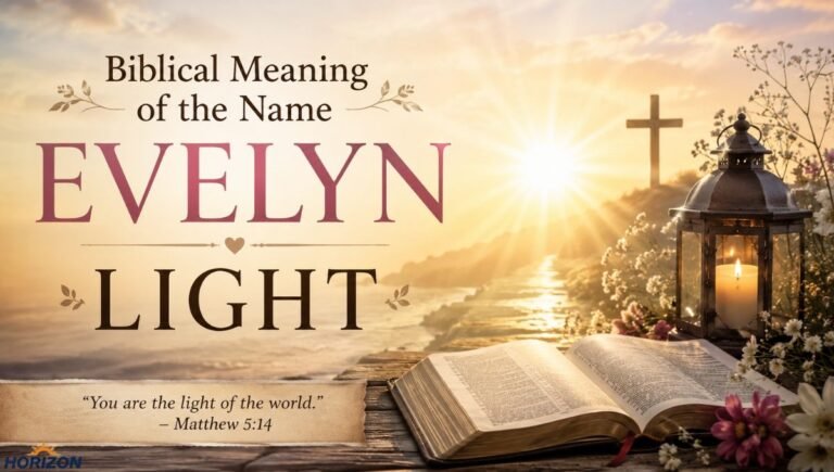 Biblical Meaning of the Name Evelyn: Light