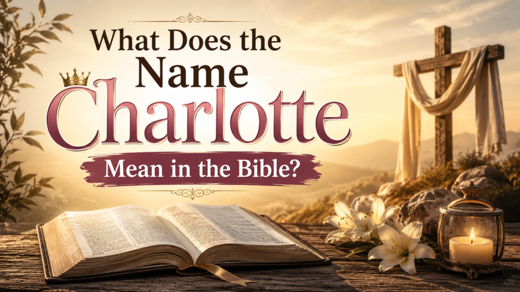 What Does the Name Charlotte Mean in the Bible?