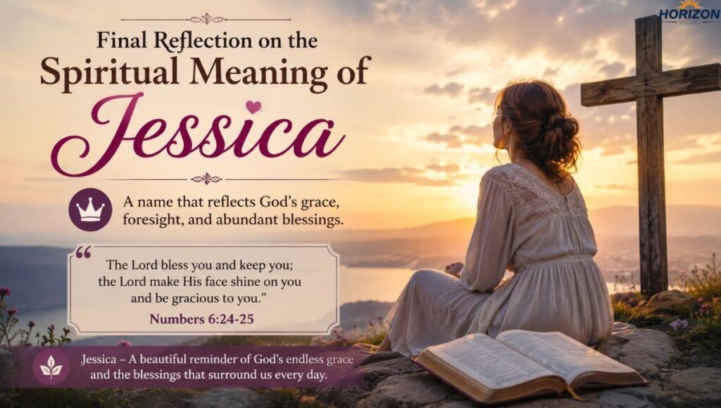 Final Reflection on the Spiritual Meaning of Jessica