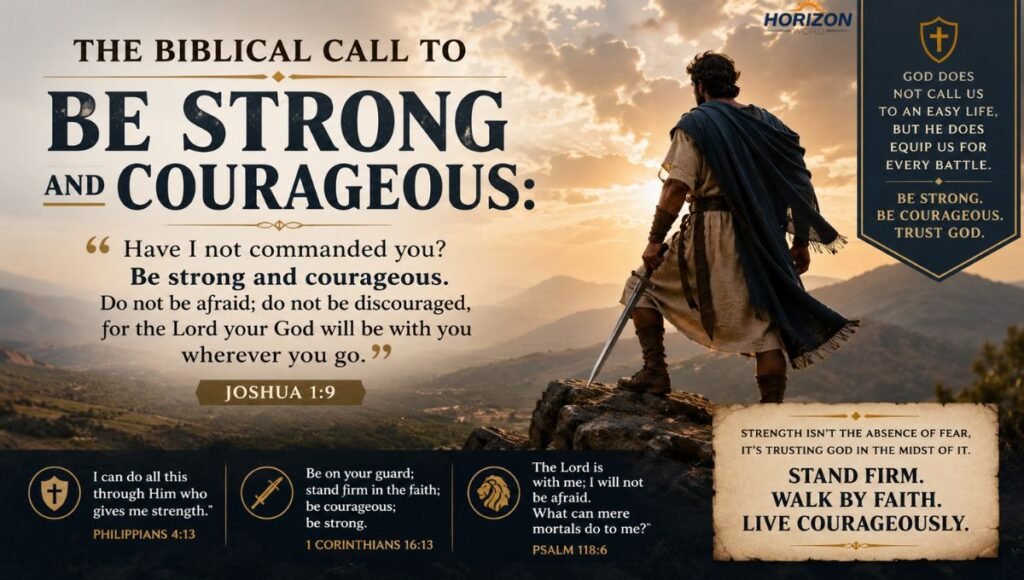 The Biblical Call to Be Strong and Courageous