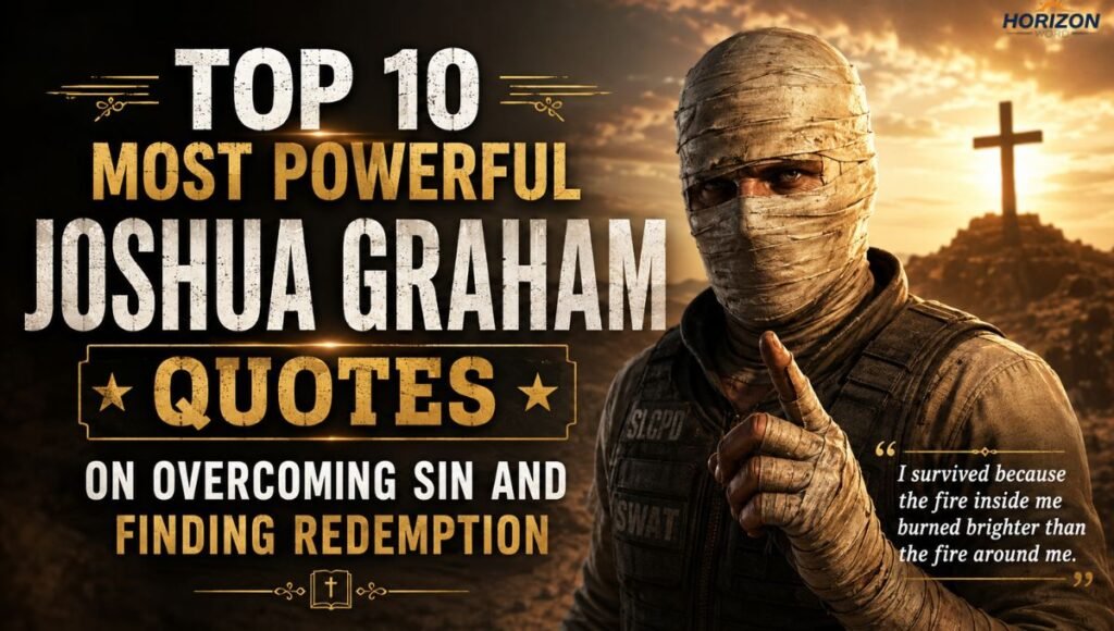 Top 10 Most Powerful Joshua Graham Quotes on Overcoming Sin and Finding Redemption