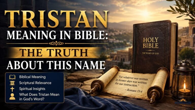 Tristan Meaning in Bible The Truth About This Name
