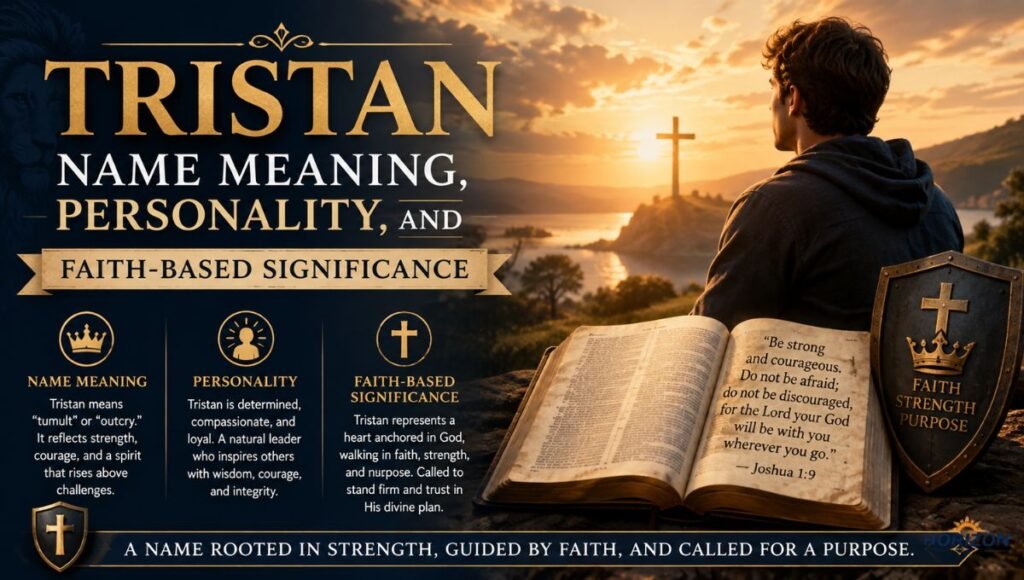Tristan Name Meaning, Personality, and Faith-Based Significance