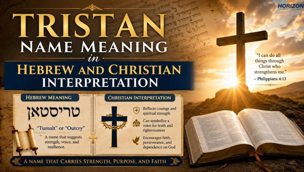 Tristan Name Meaning in Hebrew and Christian Interpretation