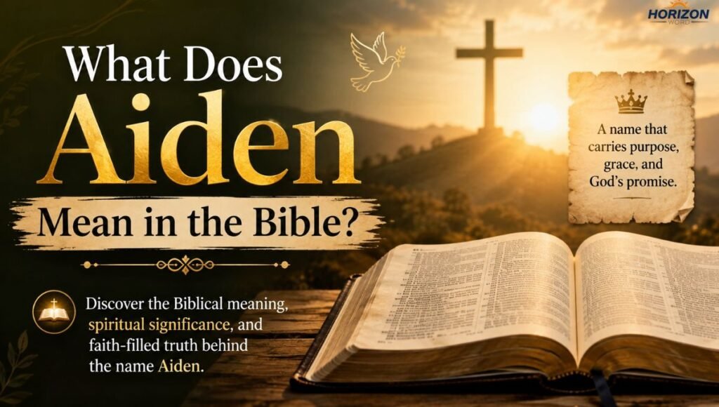 What Does Aiden Mean in the Bible