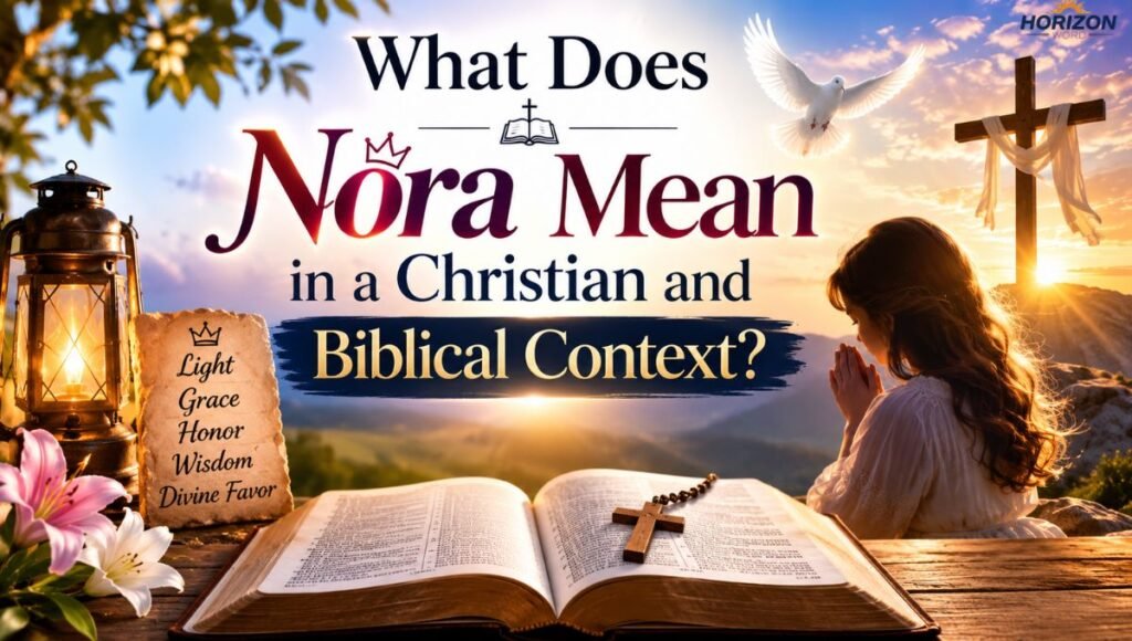 What Does Nora Mean in a Christian and Biblical Context?