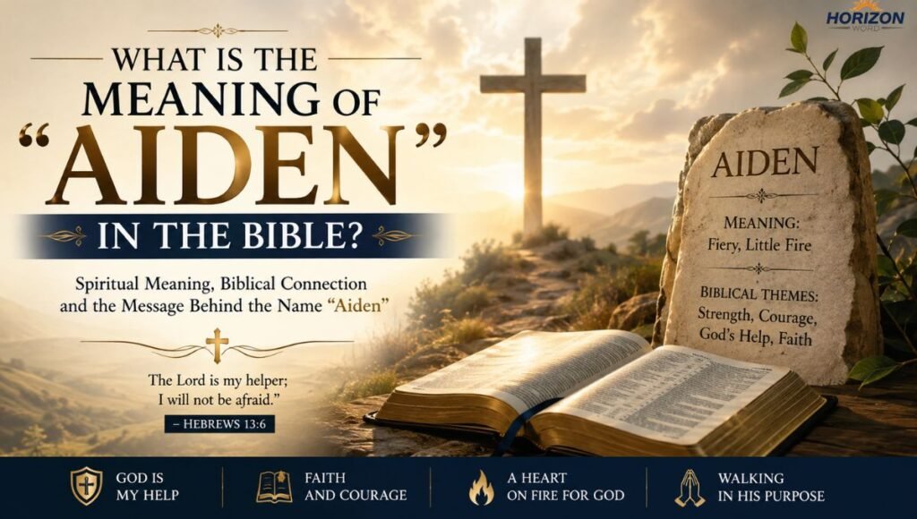 What Is the Meaning of Aiden in the Bible