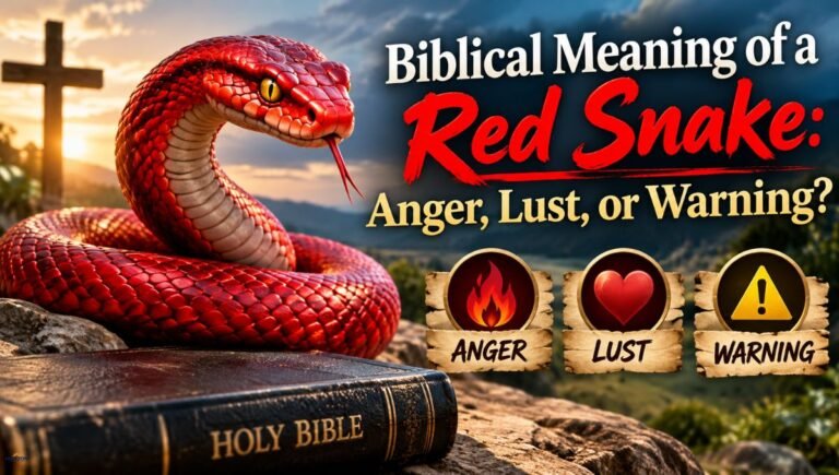 Biblical Meaning of a Red Snake: Anger, Lust, or Warning?