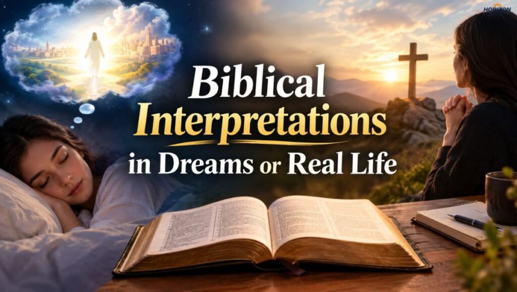 Biblical Interpretations in Dreams or Real Life