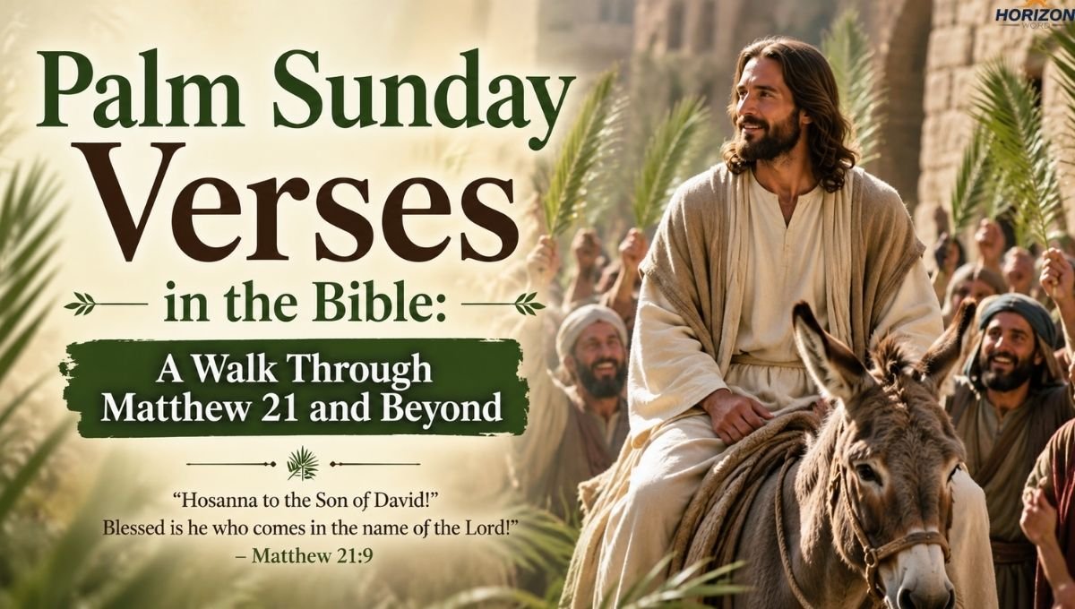 Palm Sunday Verses in the Bible: A Walk Through Matthew 21 and Beyond