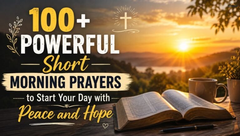 100+ Powerful Short Morning Prayers to Start Your Day with Peace and Hope
