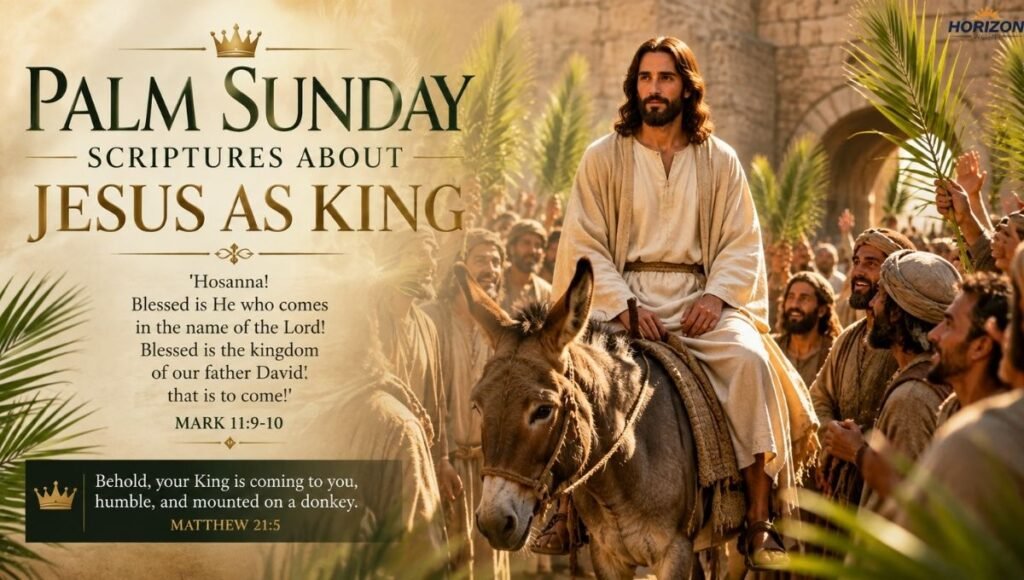 Palm Sunday Scriptures About Jesus as King