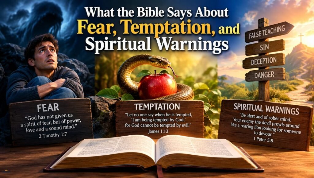 What the Bible Says About Fear, Temptation, and Spiritual Warnings