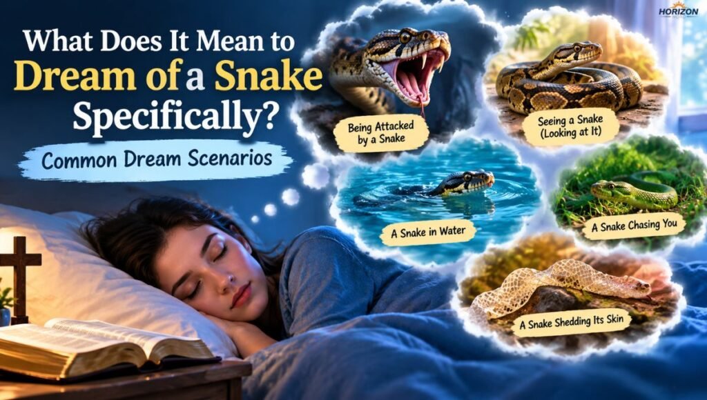 What Does It Mean to Dream of a Snake Specifically? Common Dream Scenarios