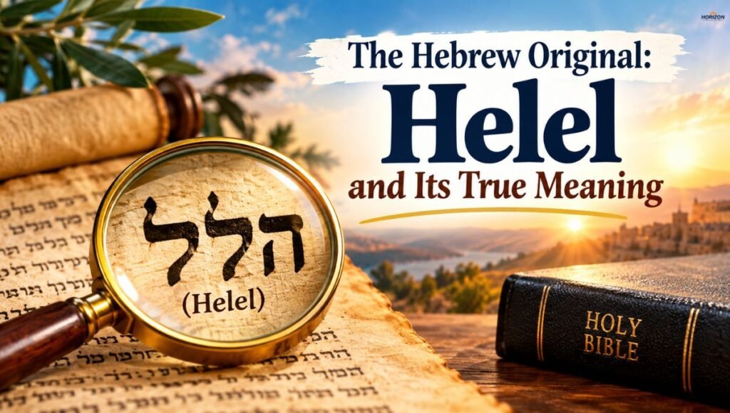 The Hebrew Original: Helel and Its True Meaning
