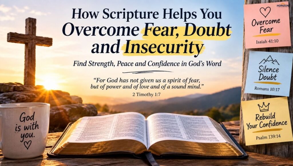 How Scripture Helps You Overcome Fear, Doubt, and Insecurity