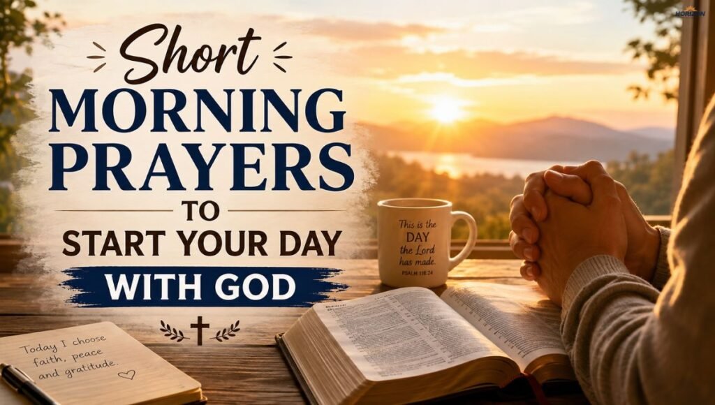 Short Morning Prayers to Start Your Day With God