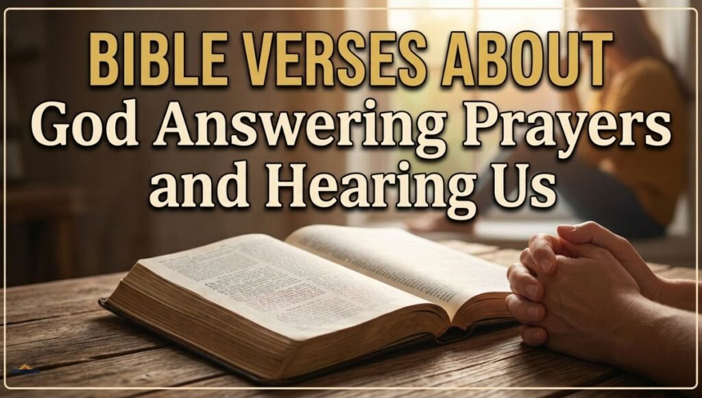 Bible Verses About God Answering Prayers and Hearing Us