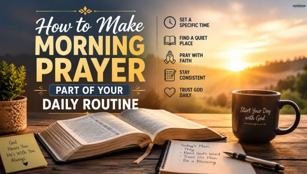 How to Make Morning Prayer Part of Your Daily Routine